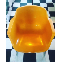 Vintage seventies kuipstoelen (Eames DAX stoel)